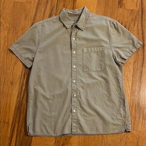 AE Short Sleeve Oxford Button Down Shirt